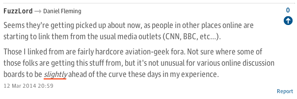 Guardian comment with faux italics