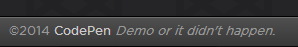 Codepen faux italic fail